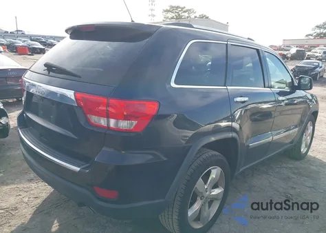 2012 Jeep Grand Cherokee Overland из США, поврежденный, VIN 1C4RJECG9CC305283